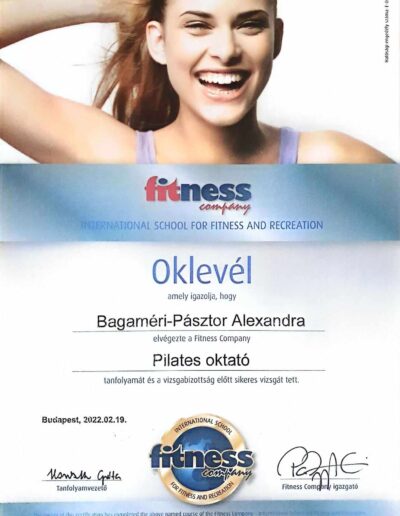 Pilates oktató