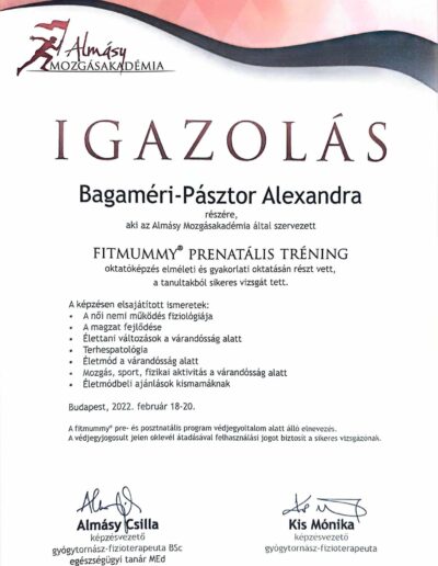 Fitmummy prenatális tréning