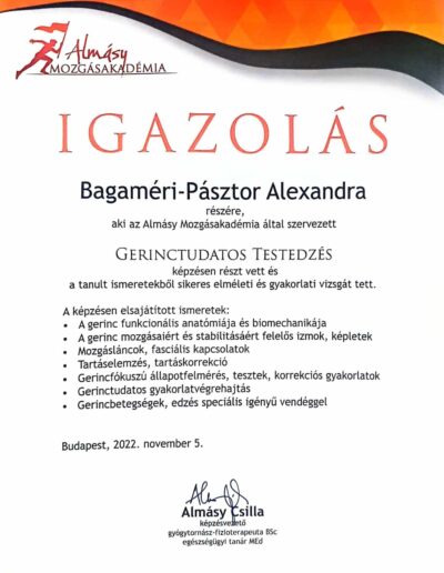 Gerinctudatos testedzés